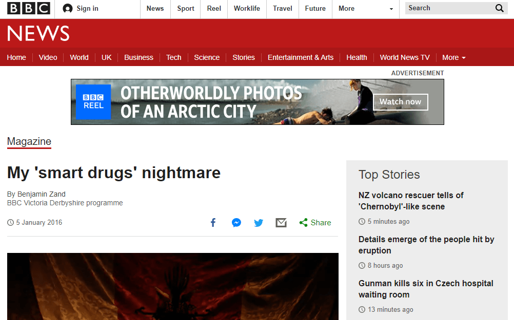 Post on the BBC News