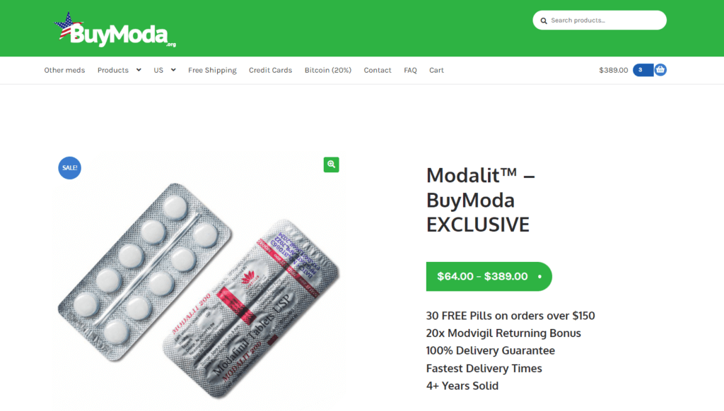 Order Modalit at BuyModa Pharmacy