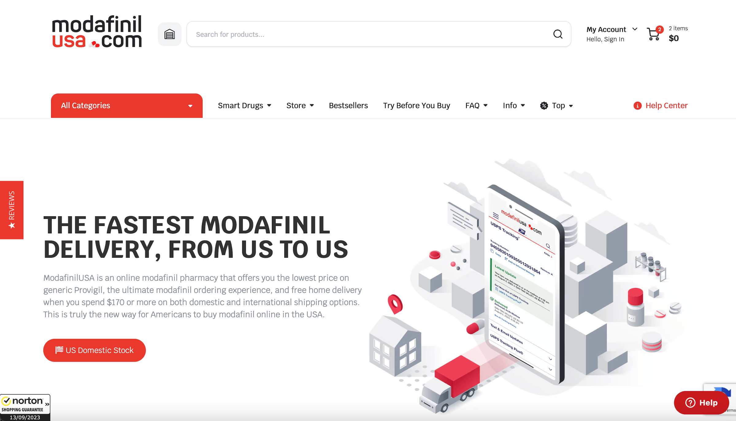 ModafinilUSA.com Online Pharmacy Review