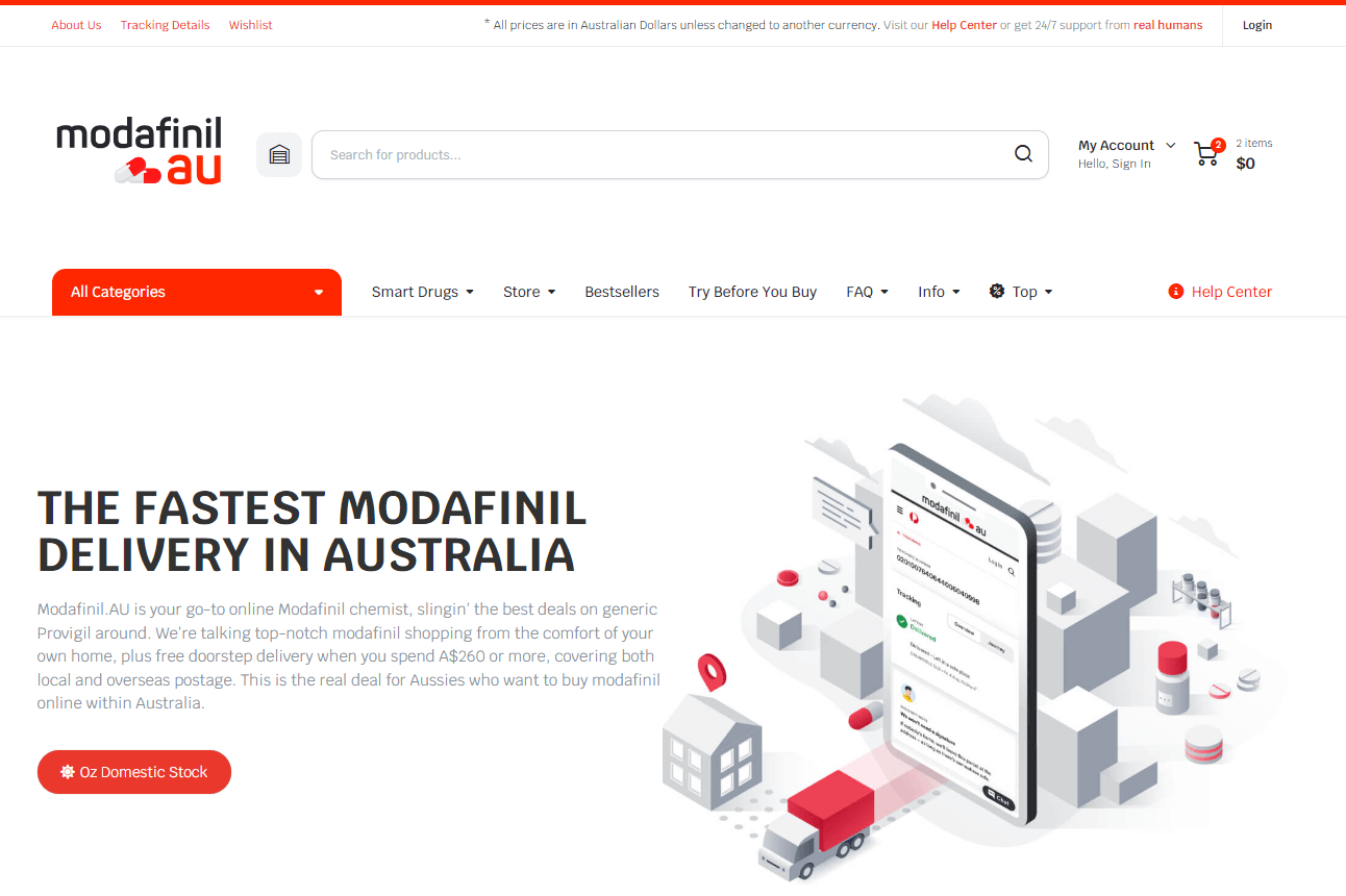 ModafinilAU Online Pharmacy